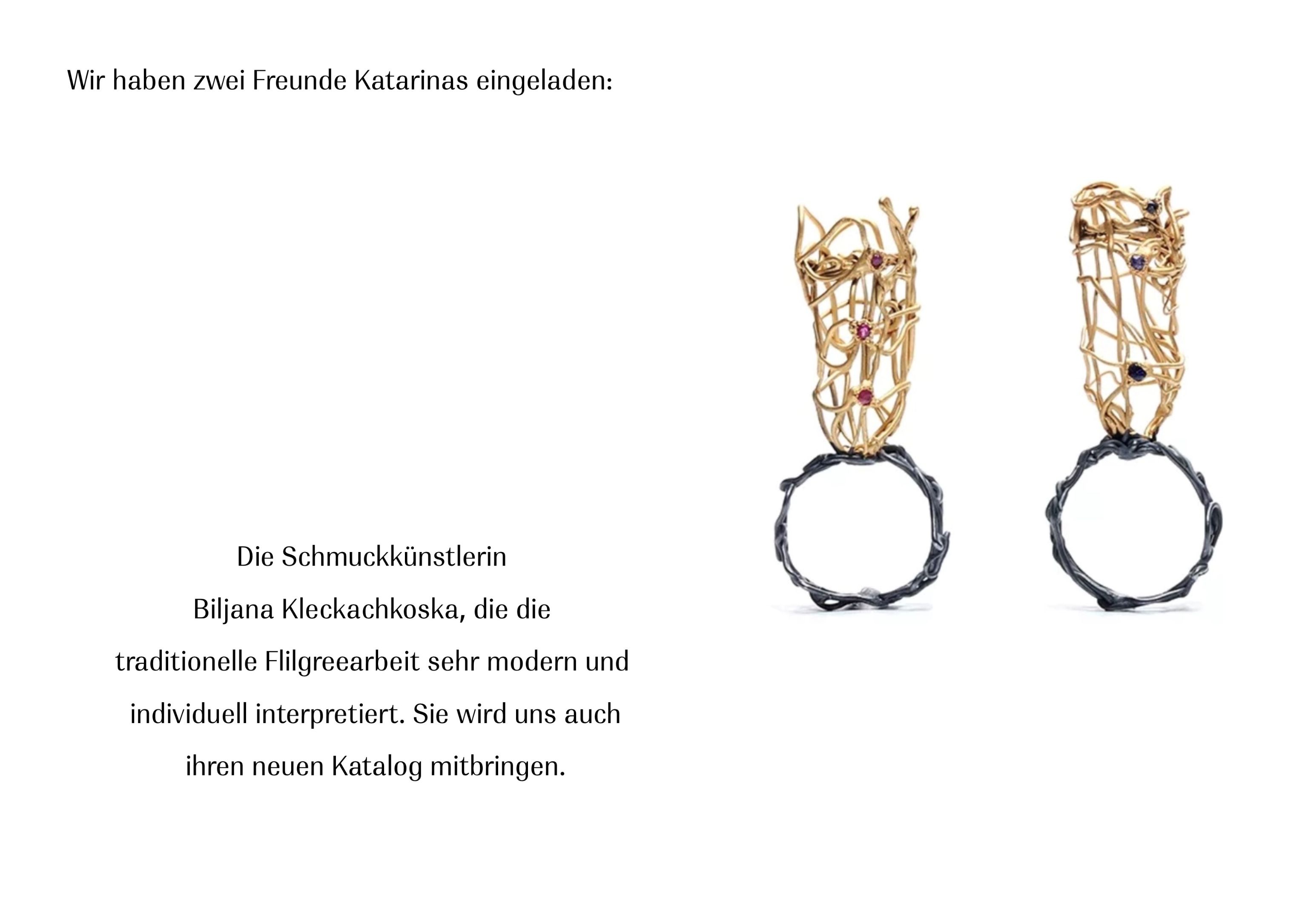 Filigree Ring by art jeweller Biljana Kleckachkoska wearable artwork by Biljana Kleckachkoska