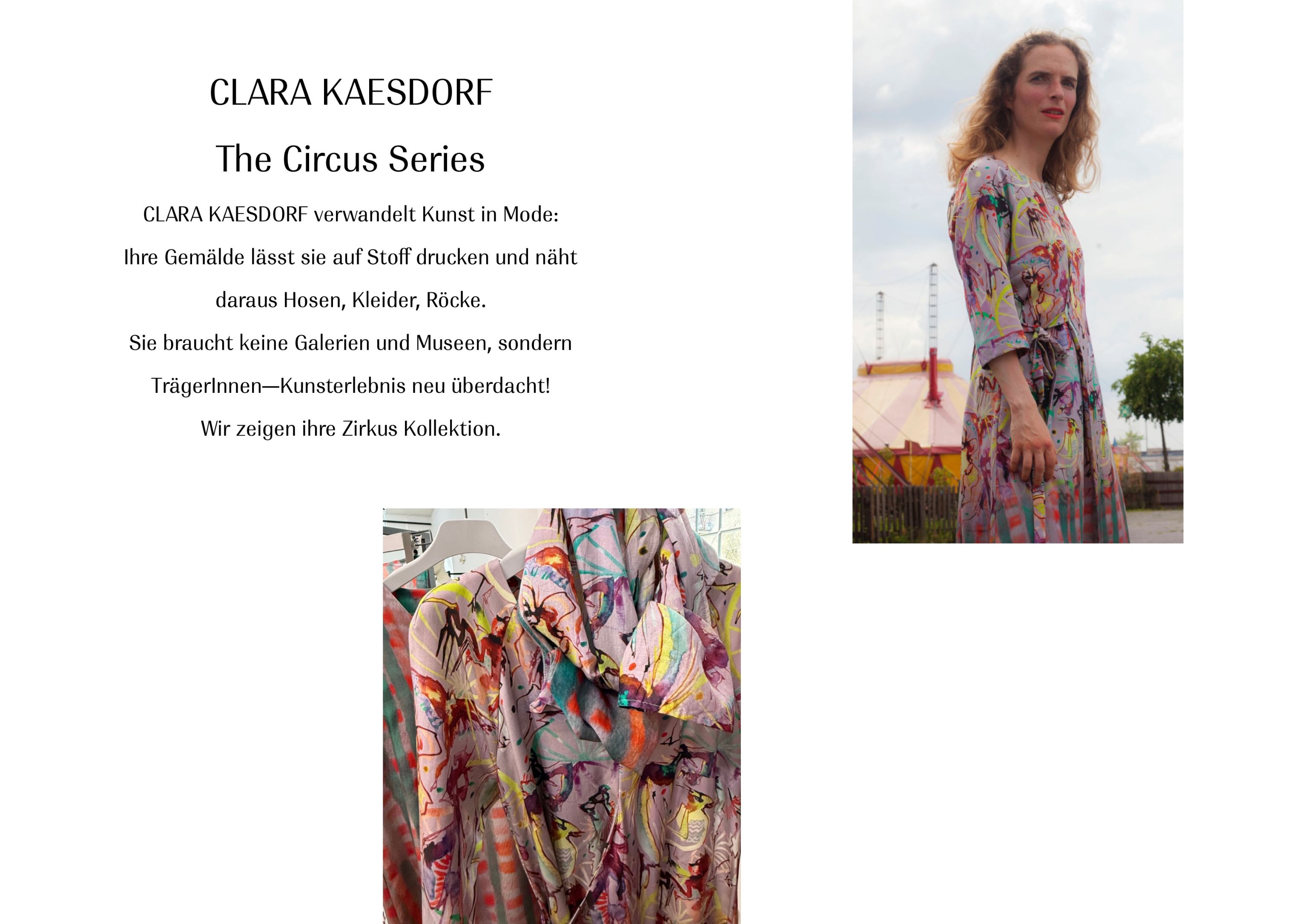 The Circus Series Body-related Art dresses by Clara Kaesdorf