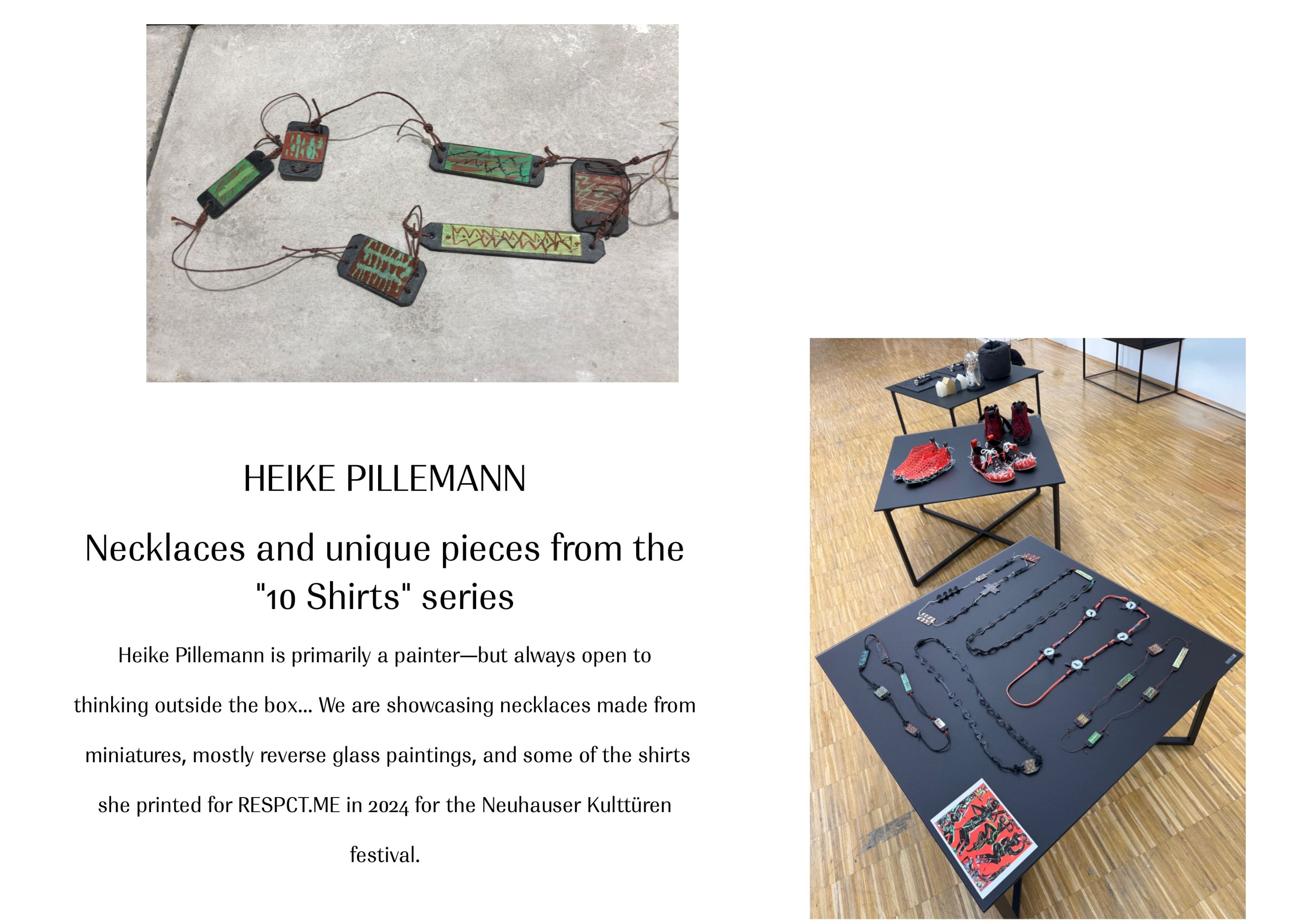 Halsschmuck art jewellery necklaces by Heike Pillemann