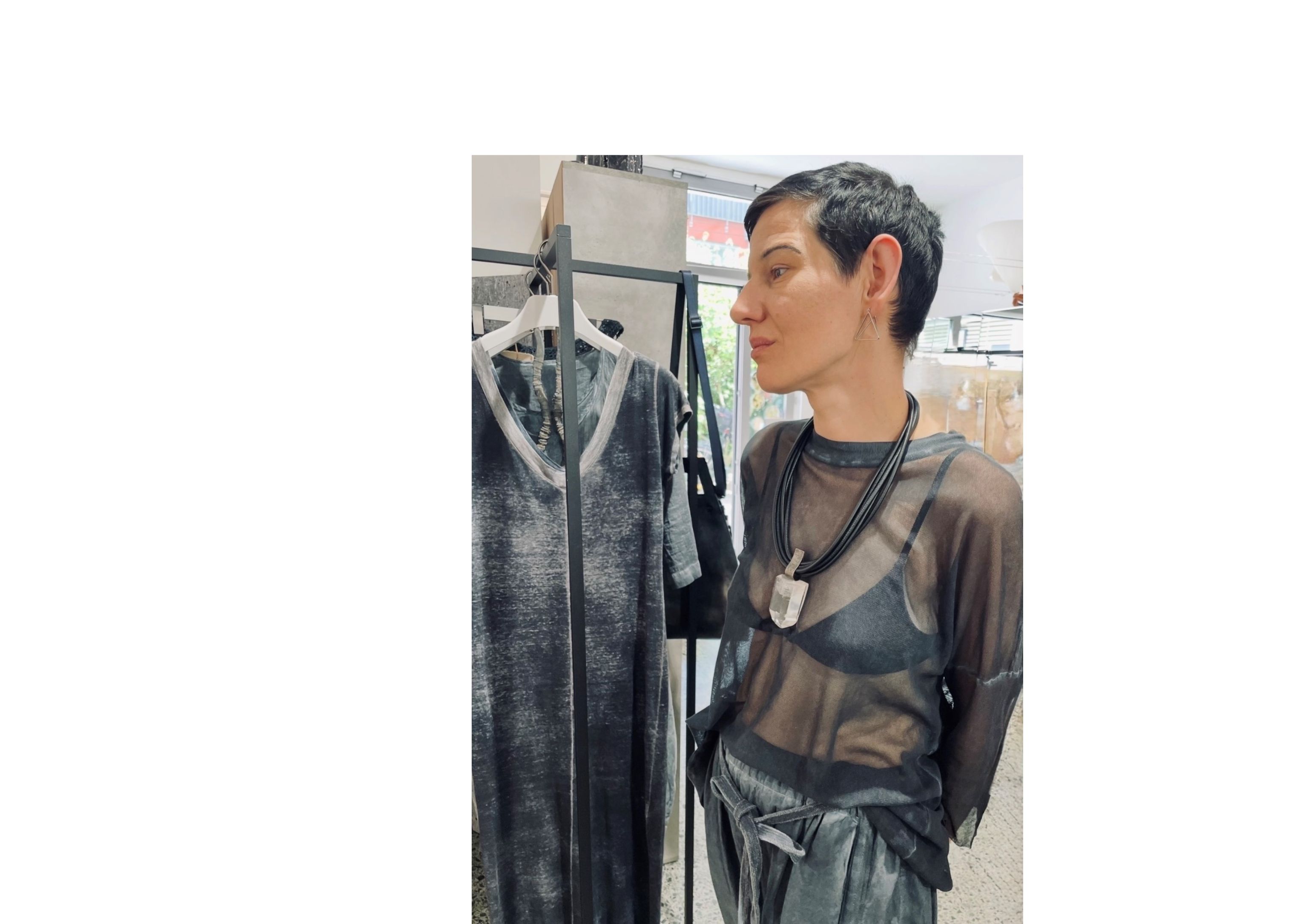 Wearable art pieces worn in space