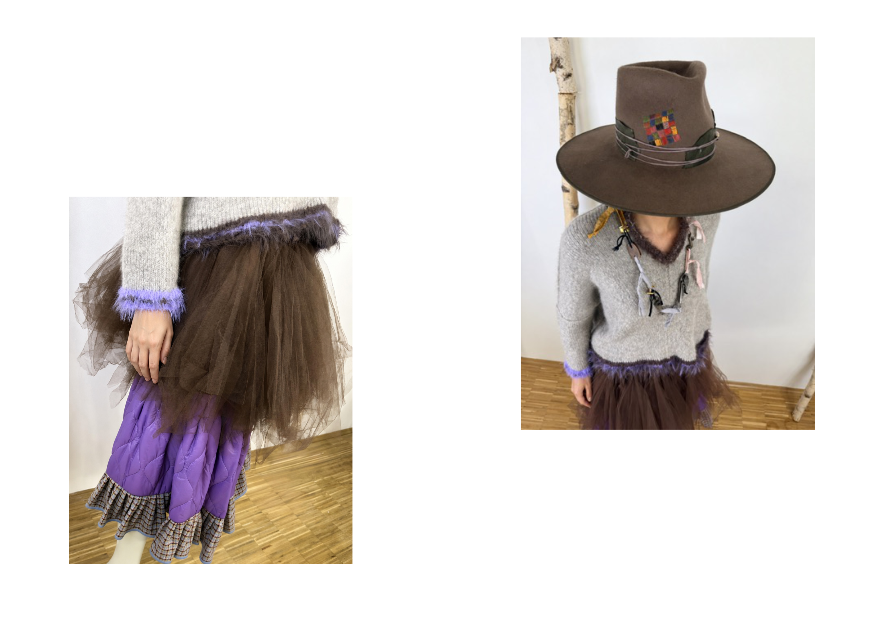 avantgardistisches Outfit und Autorenschmuck inspiriert von Doktor Schiwago